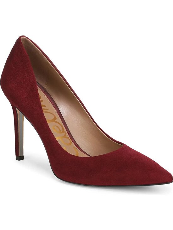 Sam Edelman Shoes - Sam Edelman Hazel Pointed Toe Pump in Suede Bordeaux Size 7.5